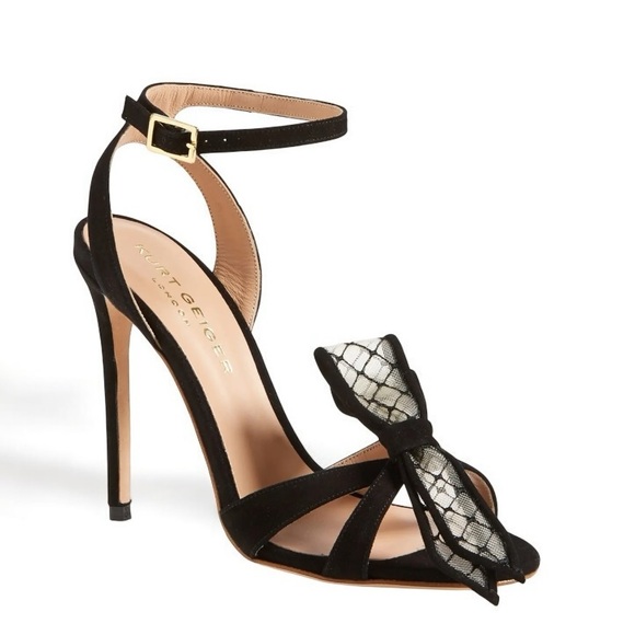 Kurt Geiger Shoes - ☀️SALE☀️ Kurt Geiger London Black Suede Bow Pump Size: 37.5 (7)